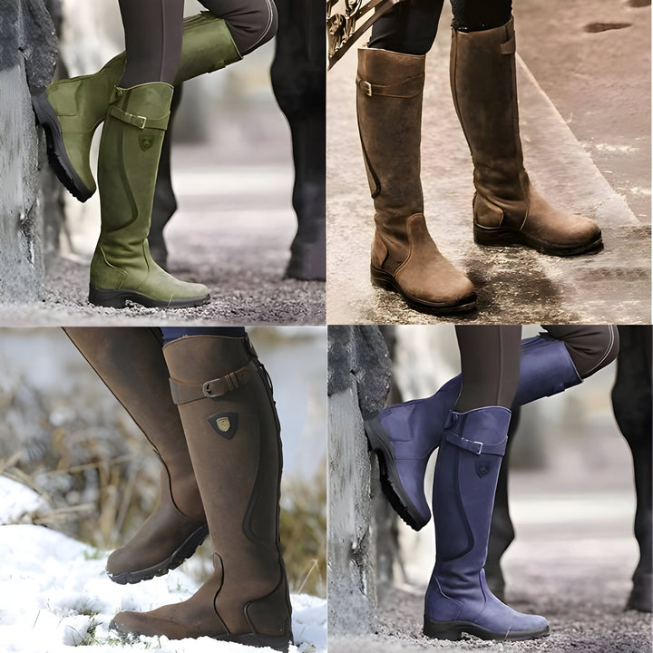 Women’s Waterproof Knee-High Boots – Style Meets Storm-Ready Protection